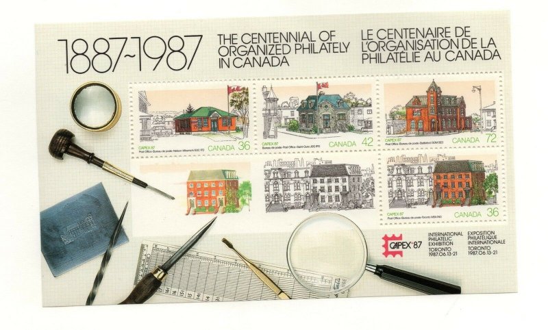 Canada 1987 CAPEX souvenir sheet Unitrade #1125a VFMNH CV $4.50 