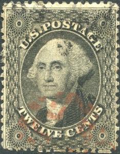 #36 VF USED WITH RED CANCEL CV $370.00 BN4887