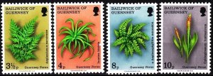 GREAT BRITAIN / GUERNSEY 1975 FLORA Plants: Ferns. Complete Set, MNH