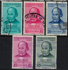 Venezuela #C576-80  CV $8.25