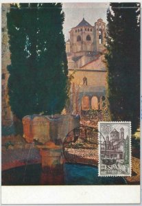 48317 - SPAIN - MAXIMUM CARD - Architecture: Poblet1963 #1-