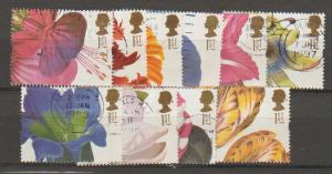 Great Britain QE II SG 1955 - 64  - VFU set of 10