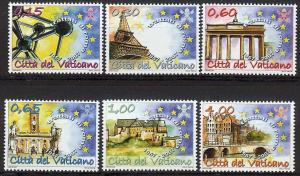 2007 - VATICAN - Scott #1358-1363 - Treaty of Rome - MNH**