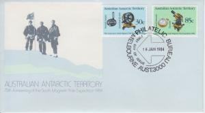 1984 Australia Antarctic Magnetic Pole (Scott L57-58) FDC