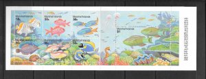 FISH - MARSHALL ISLANDS #440a  BOOKLET  MNH