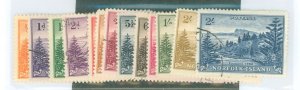 Norfolk Island #1-12/24 Used Single (Complete Set)