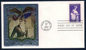 UNITED STATES FDC 15¢ Edith Wharton 1980 Ross Foil