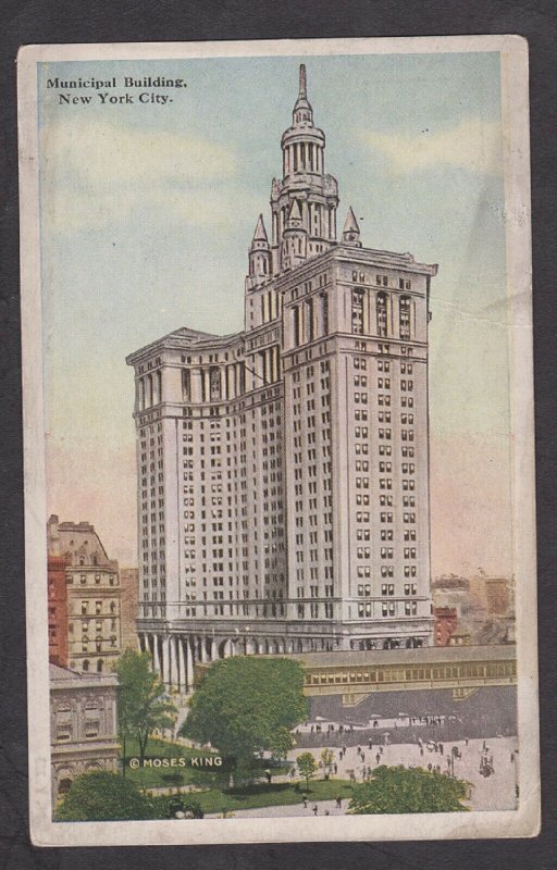 Unused Postcard: New York City – Municipal Building