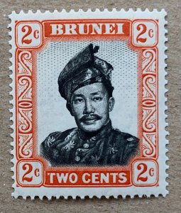Brunei 1952 2c Sultan, MNH. Scott 84, CV $0.25.   SG 101