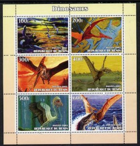 BENIN - 2003 - Dinosaurs #11 - Perf 6v Sheet - MNH-Private Issue