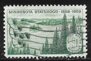 USA 1106: 3c Lakes and Pines, used, VF