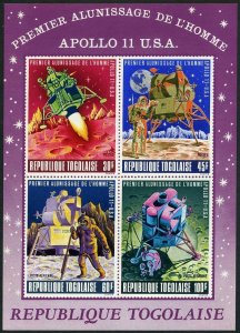 Togo 674-C108, C108a-C108aa, MNH. Mi 703-708, Bl.40-41. Man's 1st Moon landing.