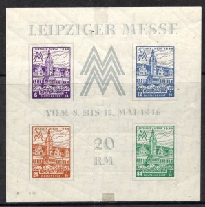 GERMANY SOVIET OCCUPATION 14NB16c  MINT NEVER HINGED TAPE MARKS  L1