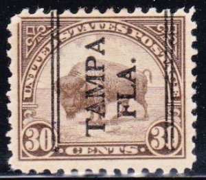 Precancel - DLE - Tampa, FL PSS 241 Compound Perf - Town and Type Issue