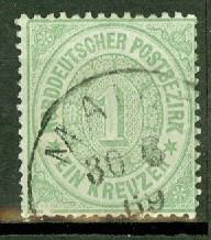 North German Confederation 19 used CV $10