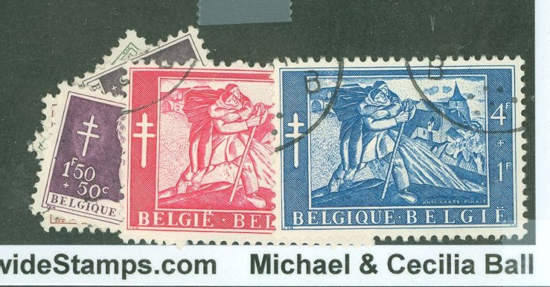 Belgium #B567-72 Used Single (Complete Set)
