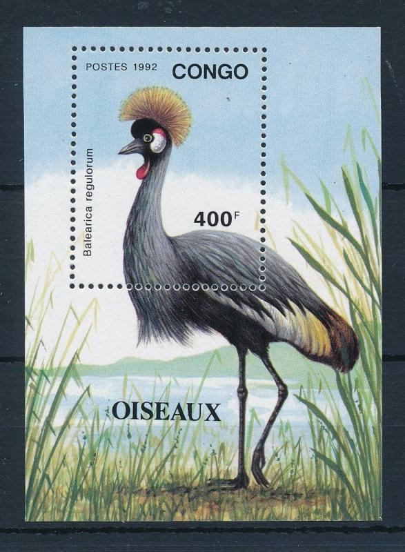 [28647] Congo Brazzaville 1992 Birds Vögel Oiseaux Ucelli  MNH Sheet