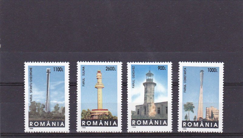 Romania STAMPS 1998 Lighthouse sea MNH maritime POSTAL HISTORY