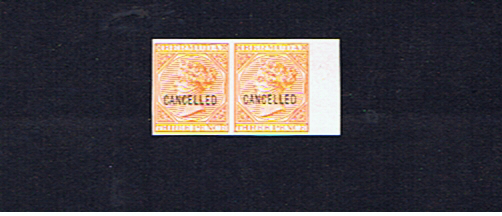 BERMUDA SG5b PLATE PROOF PAIR