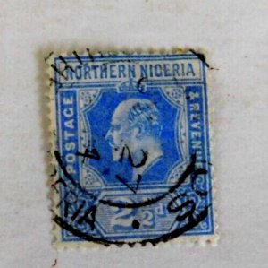 Northern Nigeria #31 Used/Fine/LHR, 21/2p, Edward VII, 1910