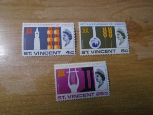 St Vincent  #  249-51  MNH