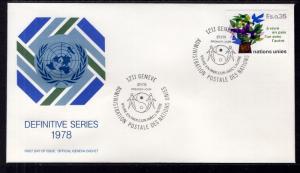 UN Geneva 73 Geneva U/A FDC