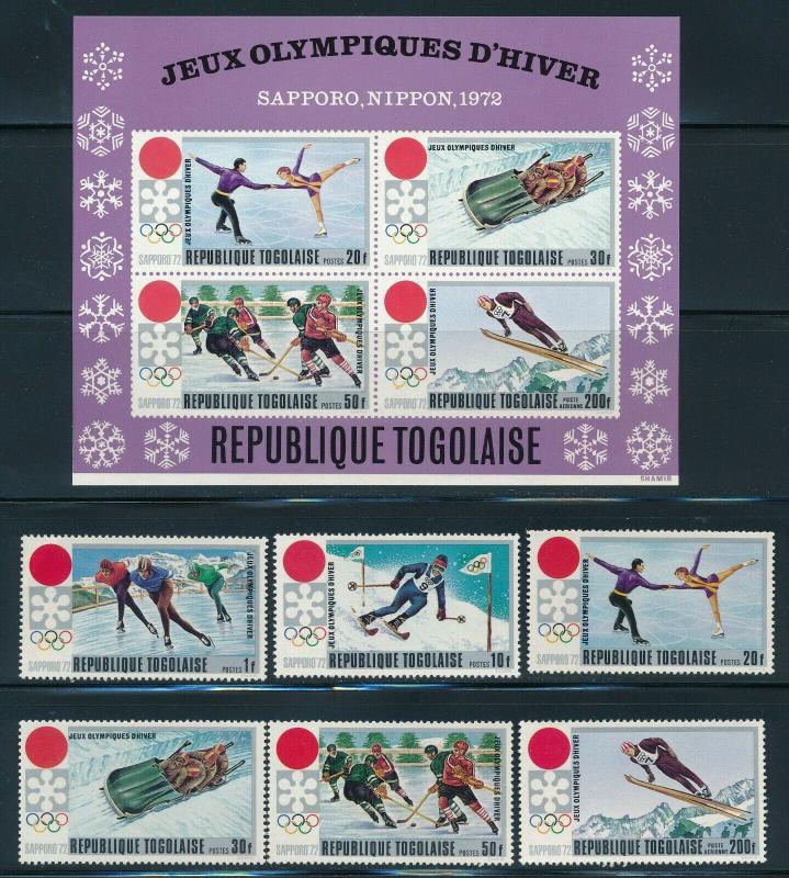 Togo - Sapporo Olympic Games MNH Set (1972)