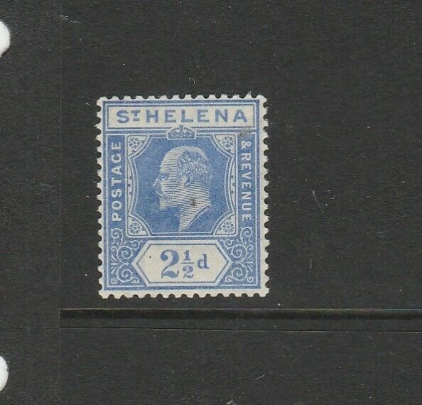 St Helena 1908/11  EDV11 2 1/2d MM SG 64