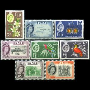 FIJI 1964 - Scott# 182-9 Defins 1s-1 pound NH