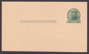 CANAL ZONE Postal Stationery : postcard opt on USA 1c unused...............a2496