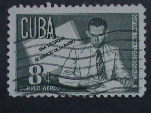 ​CUBA FOUR FAMOUS PERSONS VERY OLD USED CUBA-STAMP-VF WE SHIP TO WORLD WIDE