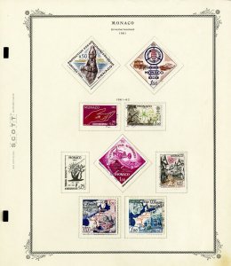 Monaco Massive High Value Stamp Collection