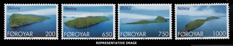 Faroe Islands Scott 383-386 Mint never hinged.