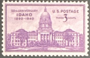 Scott #896 1940 3¢ Idaho Statehood MNH OG VF