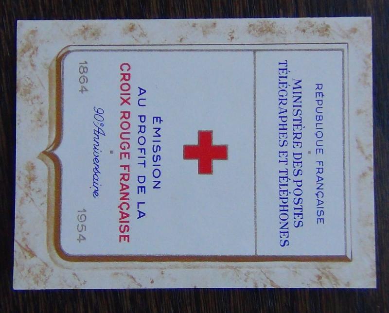 France 1954 Red Cross Booklet MNH