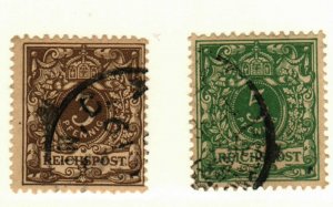 Germany #46-7 used