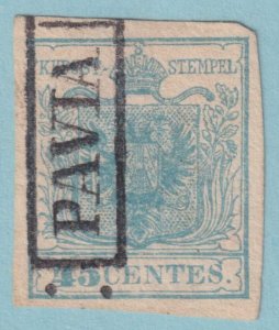 AUSTRIA LOMBARDY-VENETIA 6 USED 1850 NO FAULTS VERY FINE!