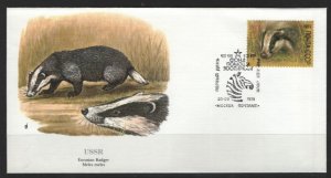 USSR  Sc B154 Eurasian Badger L423