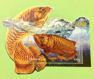 MALAYSIA 2018 Ornamental Fishes Miniature Sheet MNH