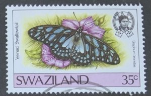 SWAZILAND 1987 BUTTERFLIES 35 cents  SG521  FINE USED
