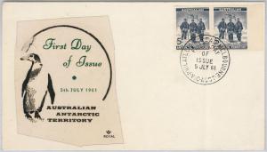 56790 - POLAR - Australian Antarctic Territory - POSTAL HISTORY: FDC COVER 1961