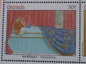 GRANADA- DISNEY CARTOON-SLEEPING BEAUTIFUL FULL SHEET MNH-VERY FINE