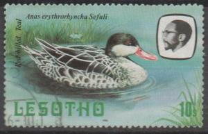 Lesotho 1981, 10s Birds, used