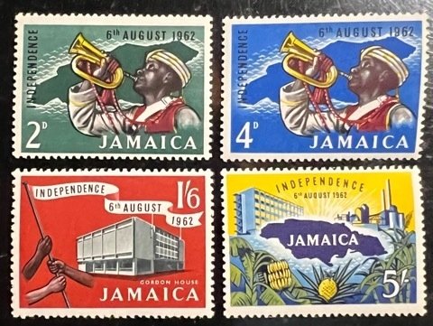 Jamaica Scott# 181-184 F/VF NH Unused Set of 4 Cat $12.95