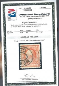 #429 w/ Cert Single Used