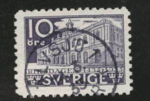 SWEDEN Scott 240 used 1935 p10 CV$5.75