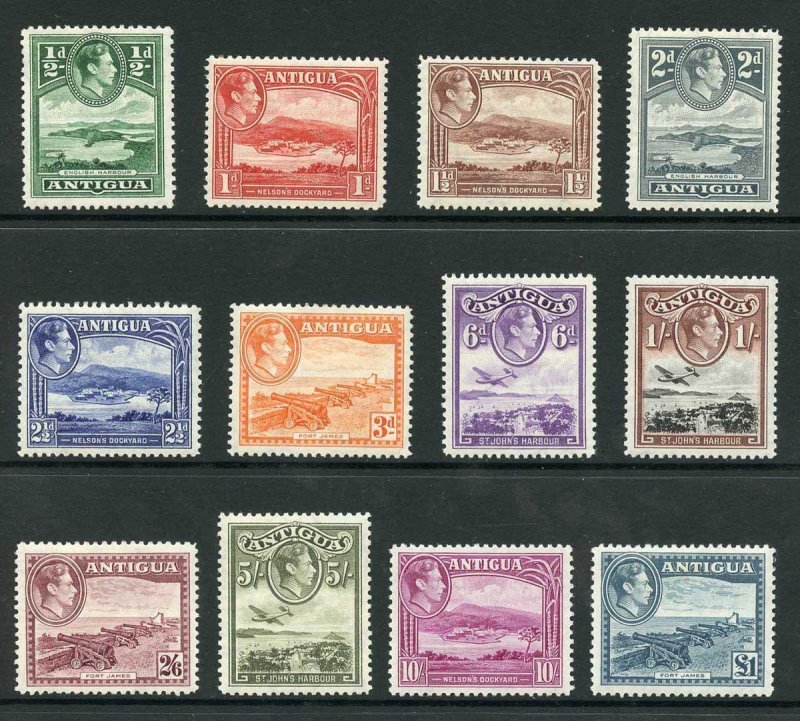 Antigua SG98/109 Set of 12  Fine M/Mint