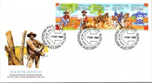 Australia 1980 FDC - Waltzing Matilda - Melbourne - J8749