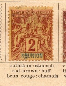 Reunion 1893 Early Issue Fine Used 2c. NW-238625