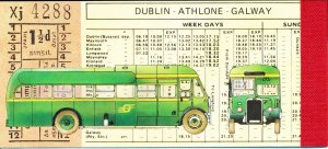 IRELAND: 1993 IRISH BUSES BOOKLET COMPLETE UNMOUNTED MINT SG SB47